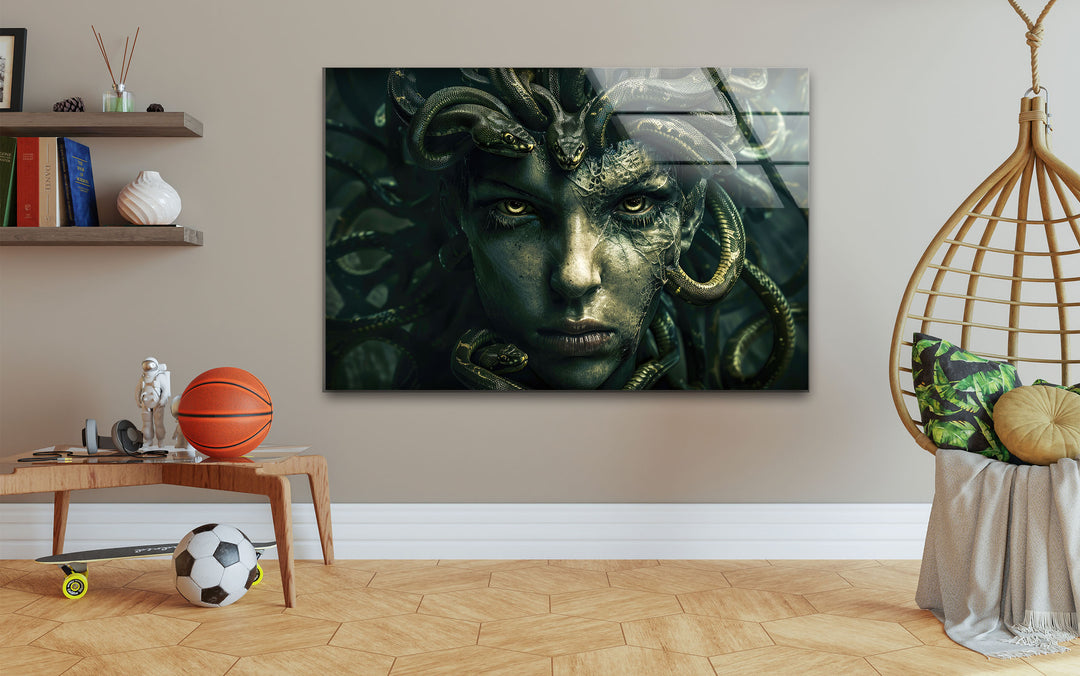 Medusa Glass Wall Art art glass wall art, glass wall art pictures
