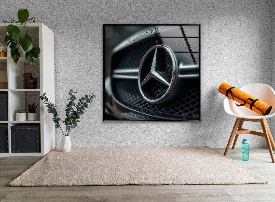 Mercedes Tempered Glass Wall Art - MyPhotoStation