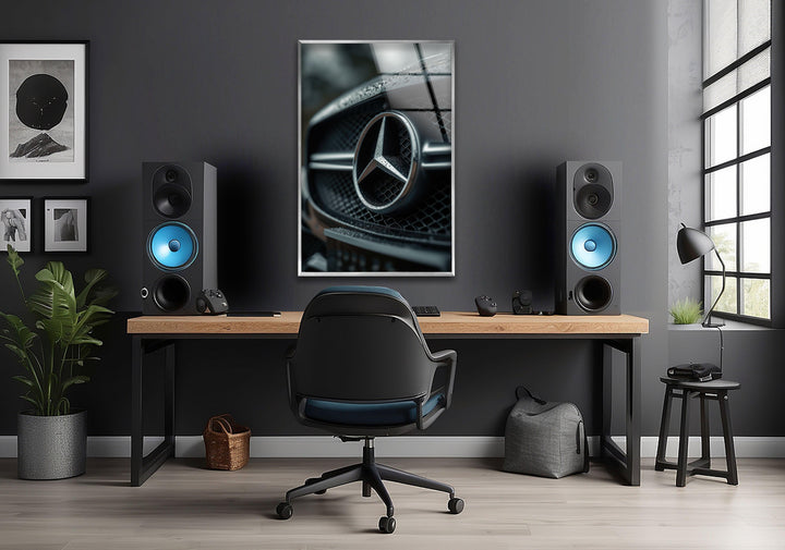 Mercedes Tempered Glass Wall Art - MyPhotoStation