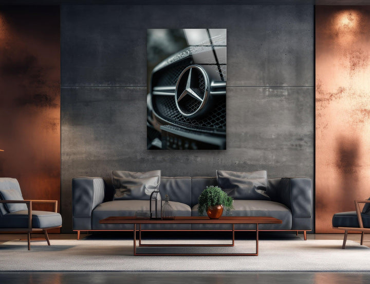 Mercedes Tempered Glass Wall Art - MyPhotoStation