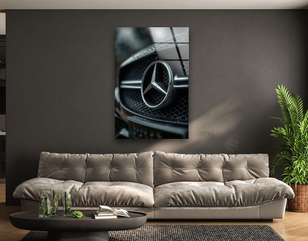 Mercedes Tempered Glass Wall Art - MyPhotoStation