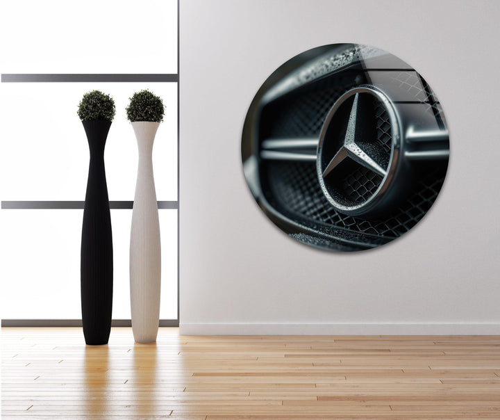 Mercedes Tempered Glass Wall Art - MyPhotoStation