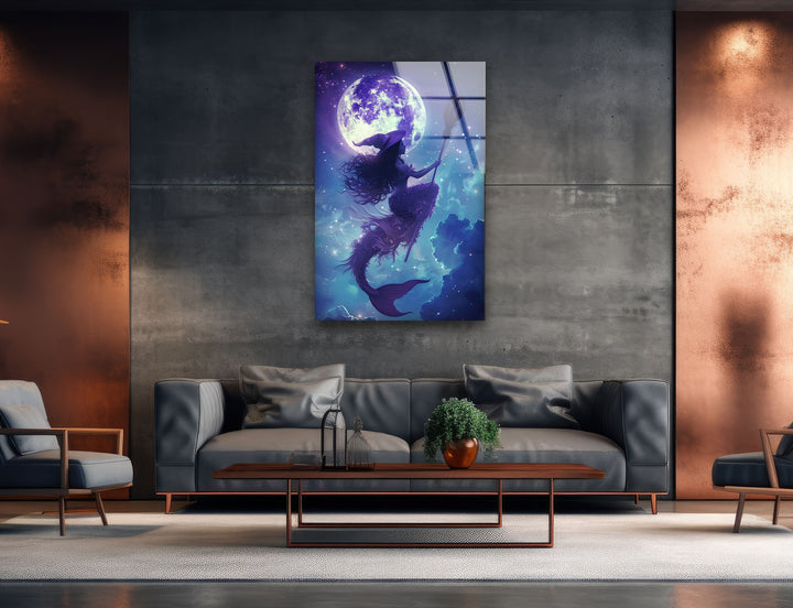 Mermaid Tempered Glass Wall Art - MyPhotoStation