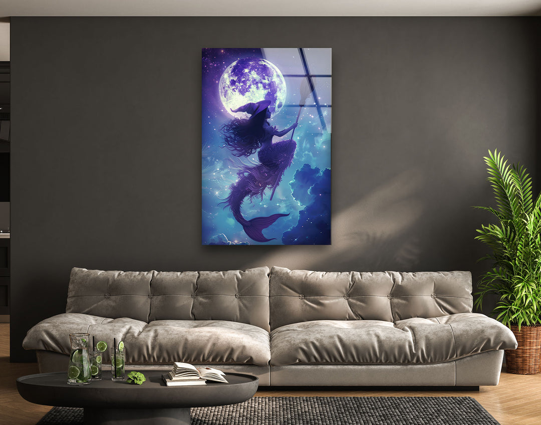 Mermaid Tempered Glass Wall Art - MyPhotoStation