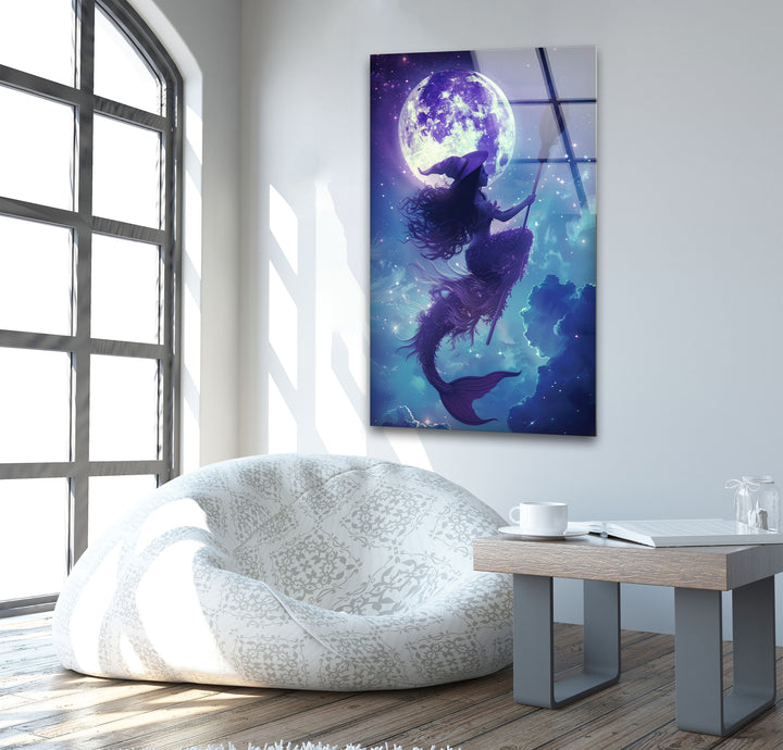 Mermaid Tempered Glass Wall Art - MyPhotoStation