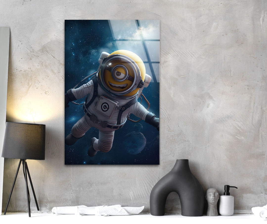 Minion Rush Glass Wall Decor | Glass Art Paintings