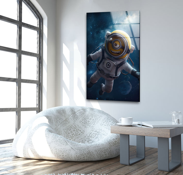 Minion Rush Astronaut Photographs on Glass Easily