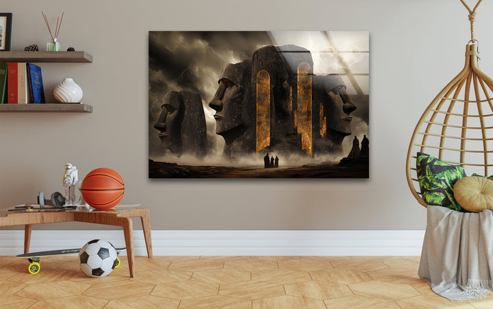 Stonehenge Glass Wall Art - Mystical Monument