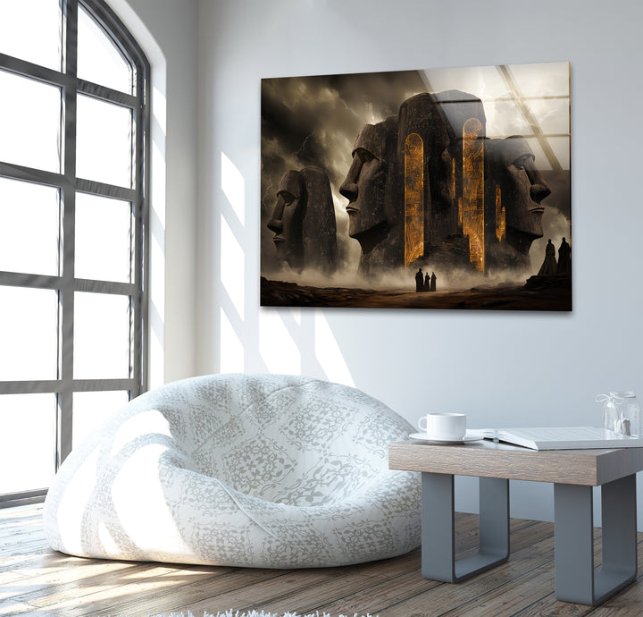 Stonehenge Glass Wall Art - Mystical Monument