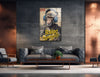 Monkey in Headphones Tempered Glass Wall Art - MyPhotoStation. Artdesigna Glass Printing Wall Arts