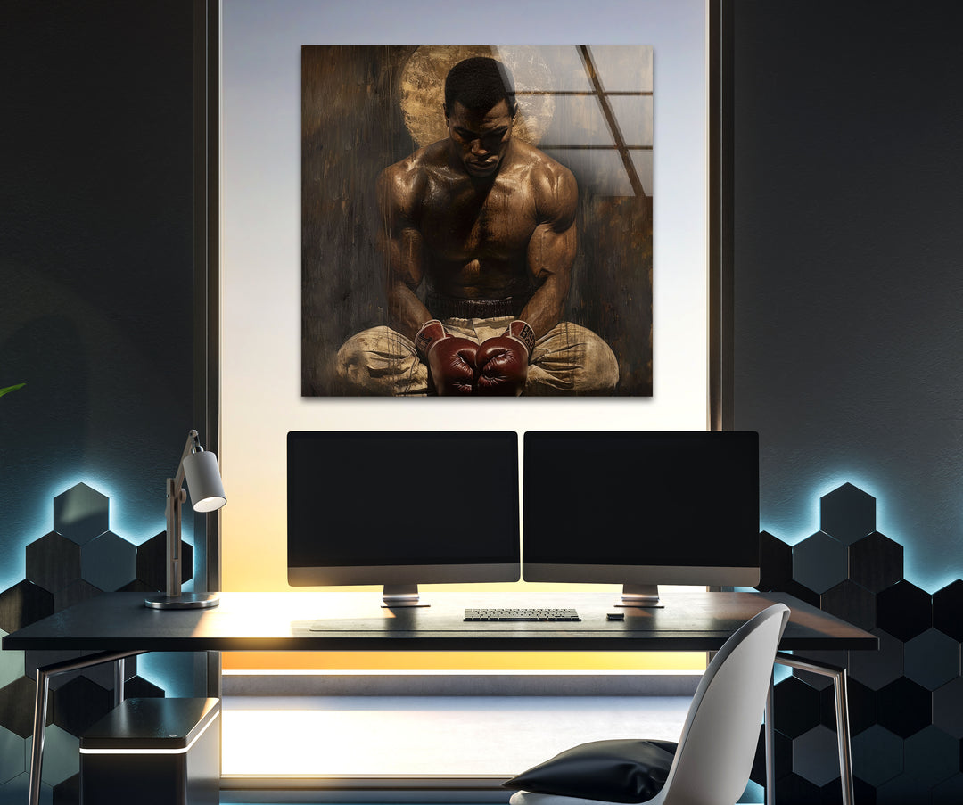 Muhammed Ali Art Custom Glass Pictures