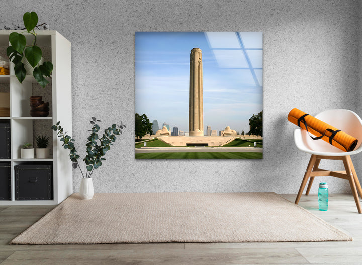 Liberty Memorial Glass Wall Art - Iconic Kansas City Landmark