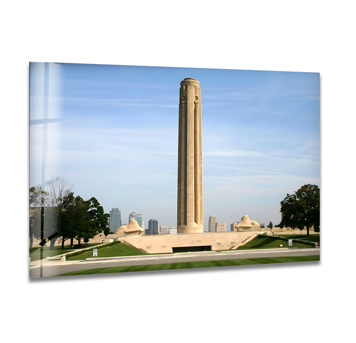 Liberty Memorial Glass Wall Art - Iconic Kansas City Landmark