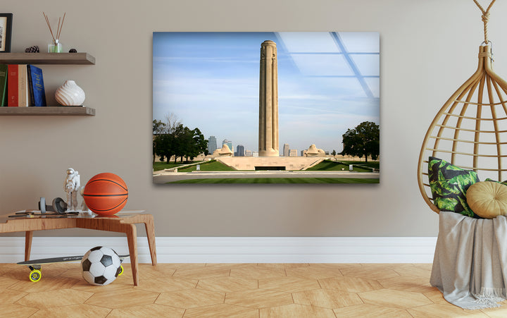 Liberty Memorial Glass Wall Art - Iconic Kansas City Landmark