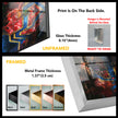 Oil Painting of Spider Man Tempered Glass Wall Art - MyPhotoStation