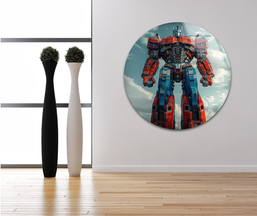 Optimus Prime Glass Wall Art art glass wall art, glass wall art pictures
