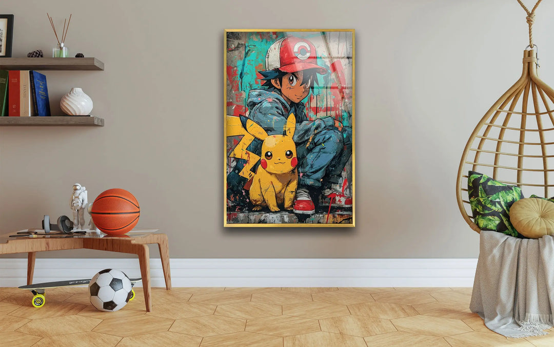 Pokemon Glass Wall Art glass wall decor, glass wall art decor
