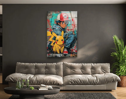 Pokemon Glass Wall Art