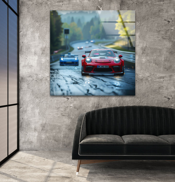 Porsche Tempered Glass Wall Art - MyPhotoStation