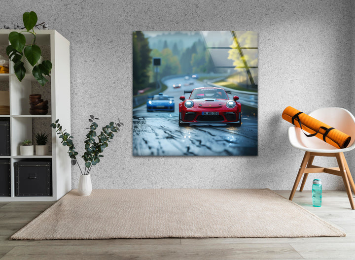 Porsche Tempered Glass Wall Art - MyPhotoStation