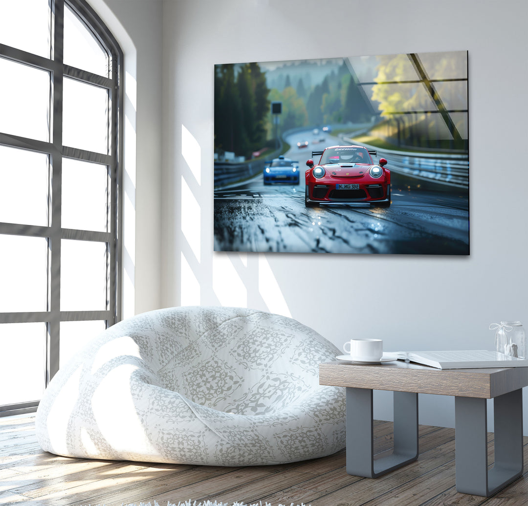 Porsche Tempered Glass Wall Art - MyPhotoStation