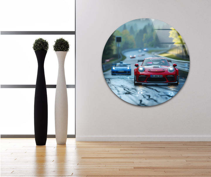 Porsche Tempered Glass Wall Art - MyPhotoStation