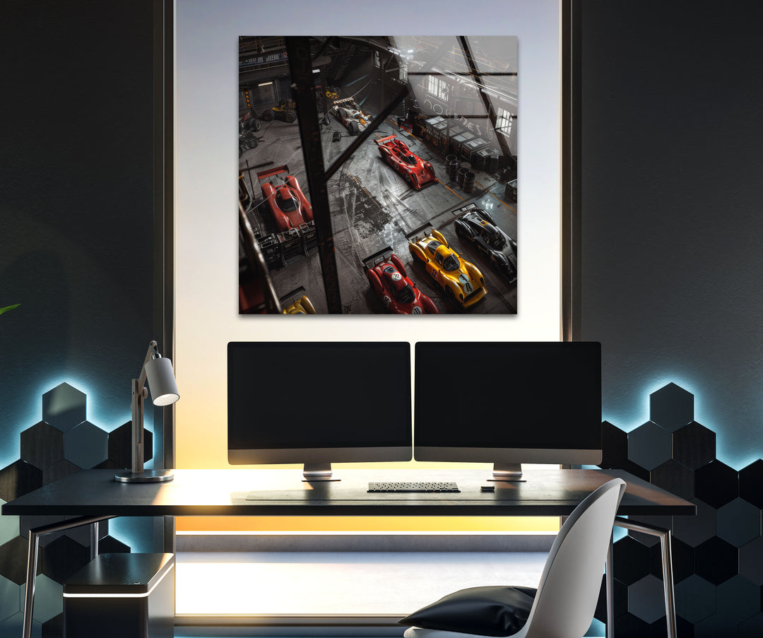 Racing Cars Cool Wall Art & Glass Wall Decor