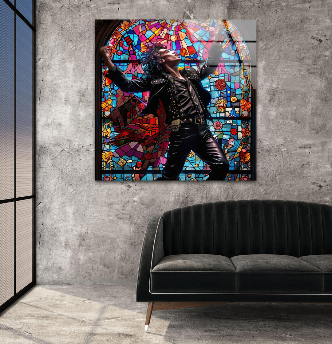 Michael Jackson Glass Print Wall Art & Cool Artwork