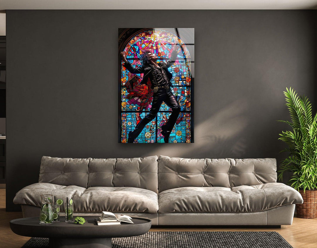 Michael Jackson Glass Photo Prints & Cool Abstract