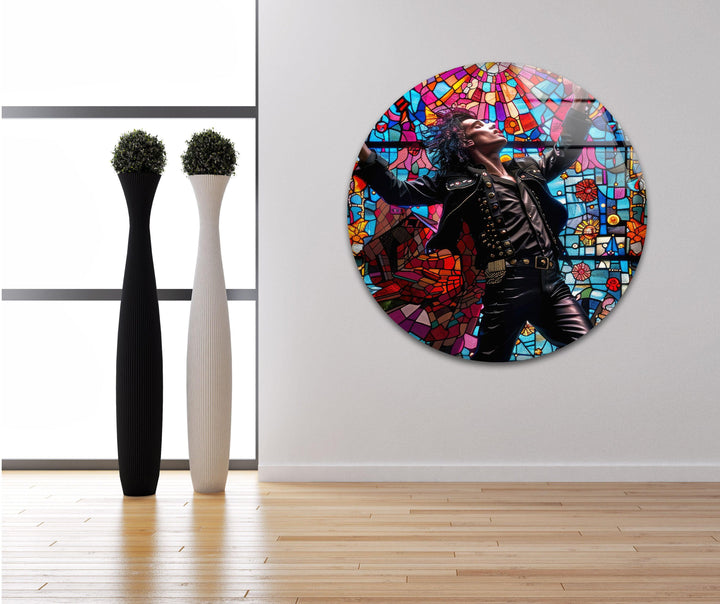 Michael Jackson Cool Wall Art & Stained Glass Panels