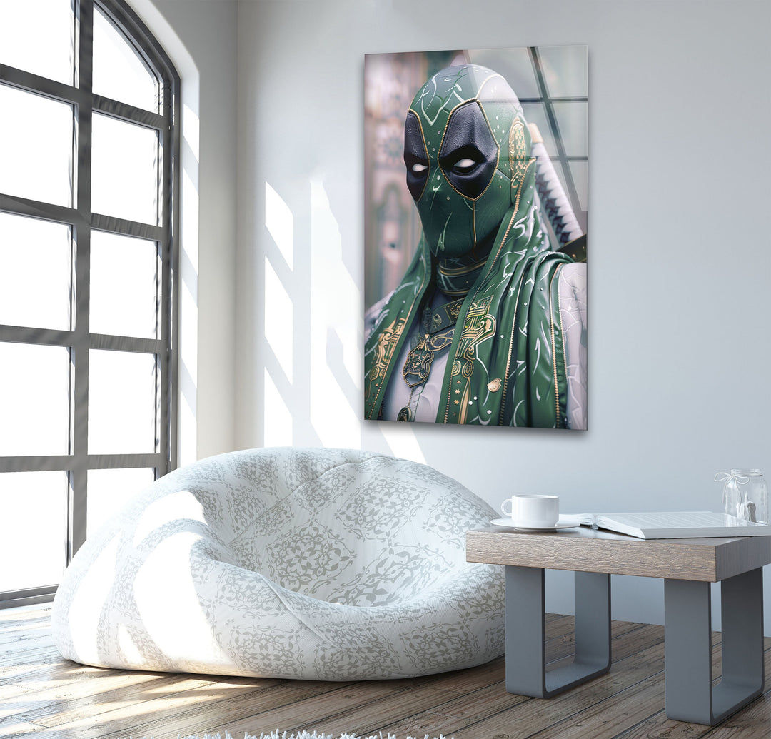 Saudi Arabia Deadpool Glass Wall Art art glass wall art, glass wall art pictures
