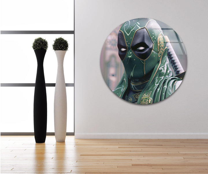 Saudi Arabia Deadpool Glass Wall Art Glass Printing Wall Art, Print photos on glass
