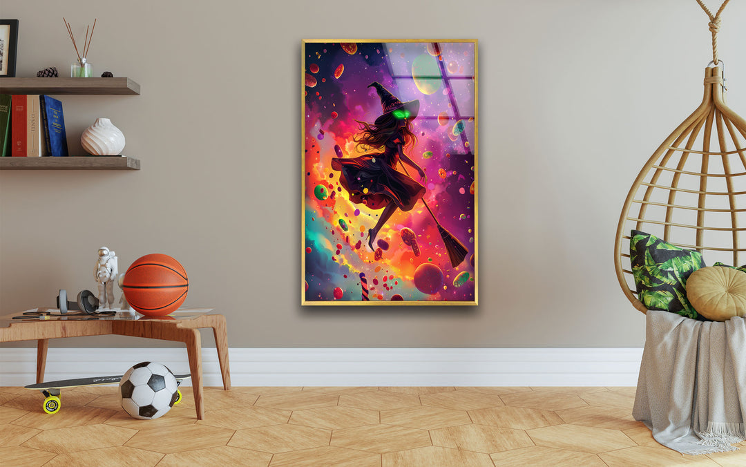 Scattered Candies and Witch Glass Art Painting & Cool Art Prints