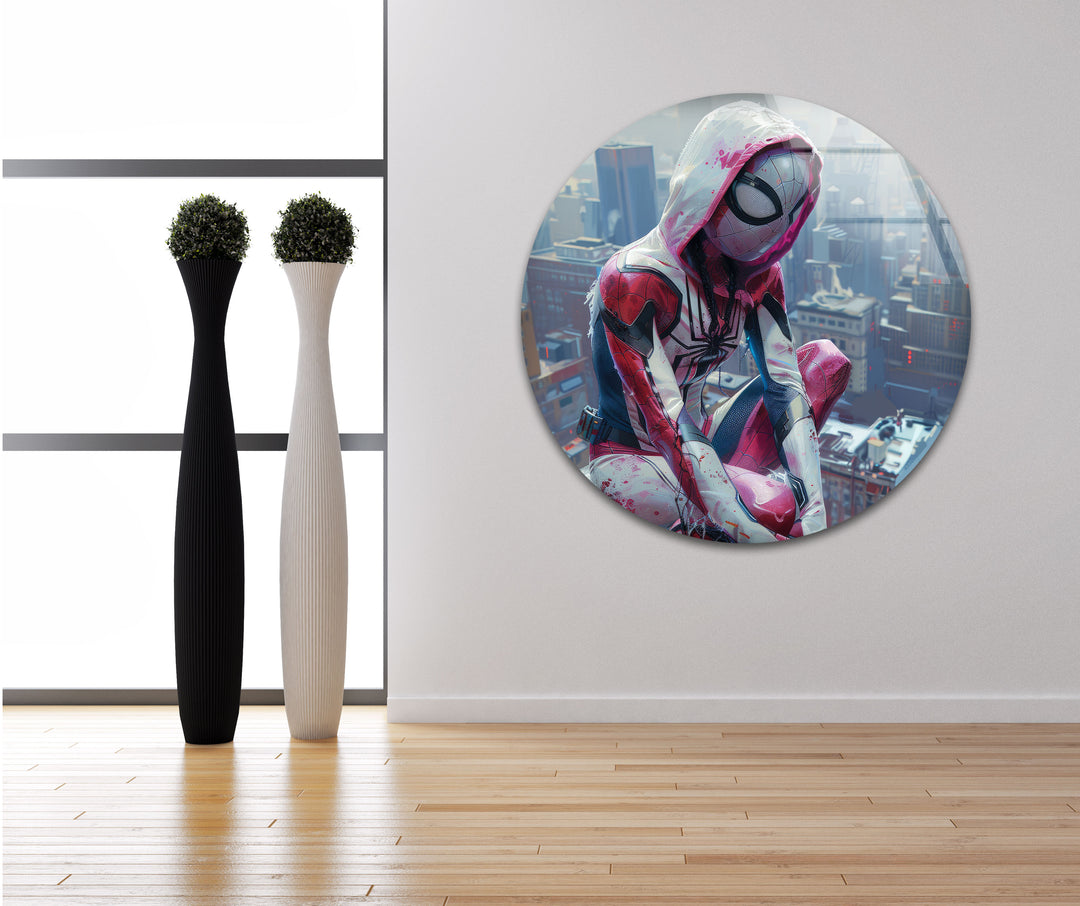 Female Spidersona Gwen  Glass Art Pictures Online