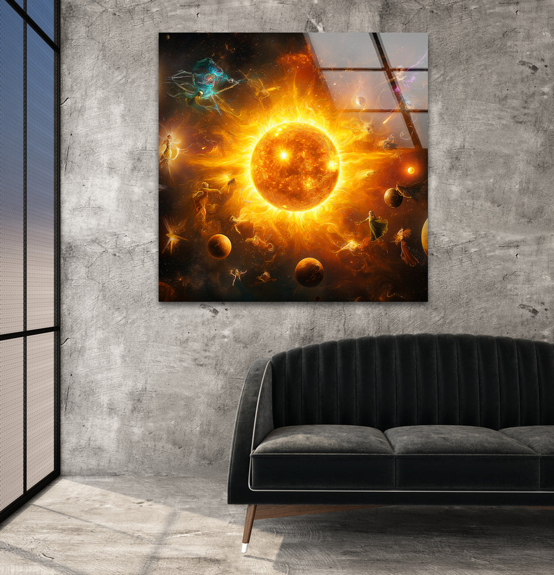 Space wall art with futuristic and surreal designs, perfect for astronomy lovers
