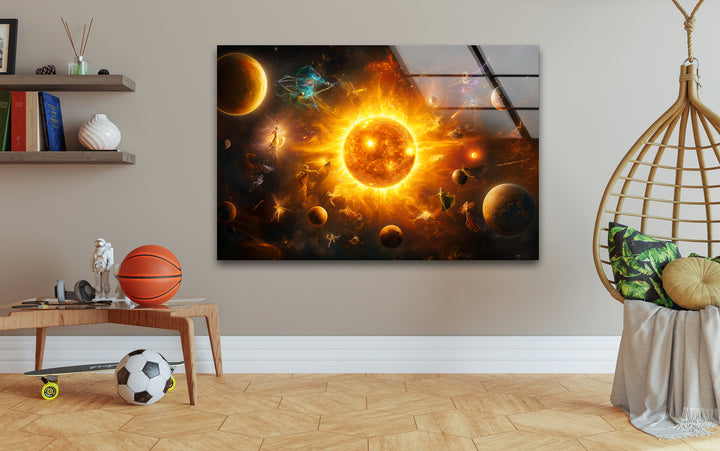 Space wall paints designed to bring an immersive cosmic atmosphere to any room
