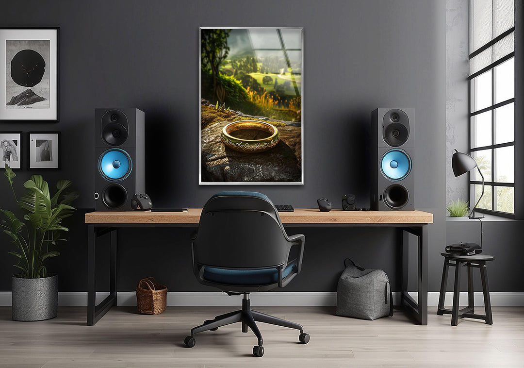 The Middle Earth Lord of The Rings Glass Wall Art glass photo prints, glass picture prints
