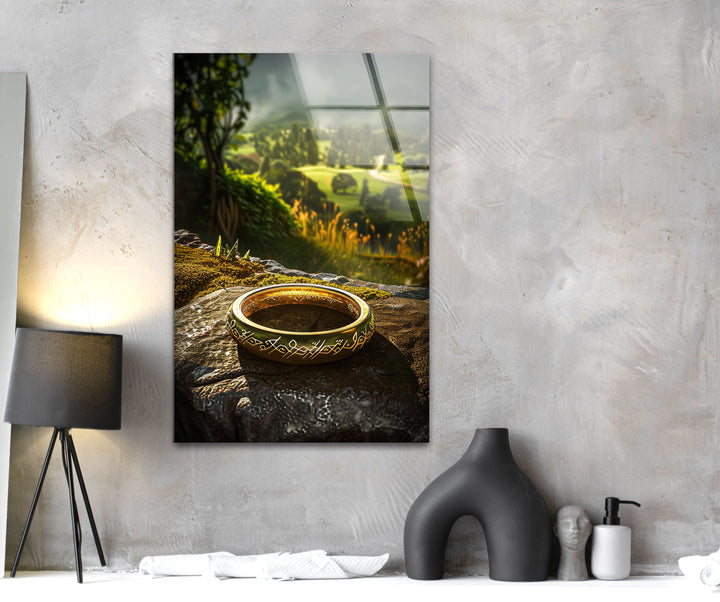 The Middle Earth Lord of The Rings Glass Wall Art glass pictures for Wall, glass prints wall art
