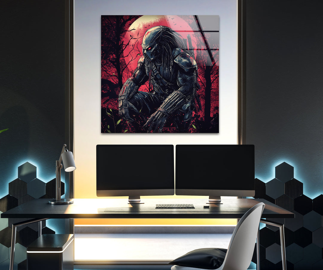 The Predator 2 Glass Wall Art glass photo prints, glass picture prints
