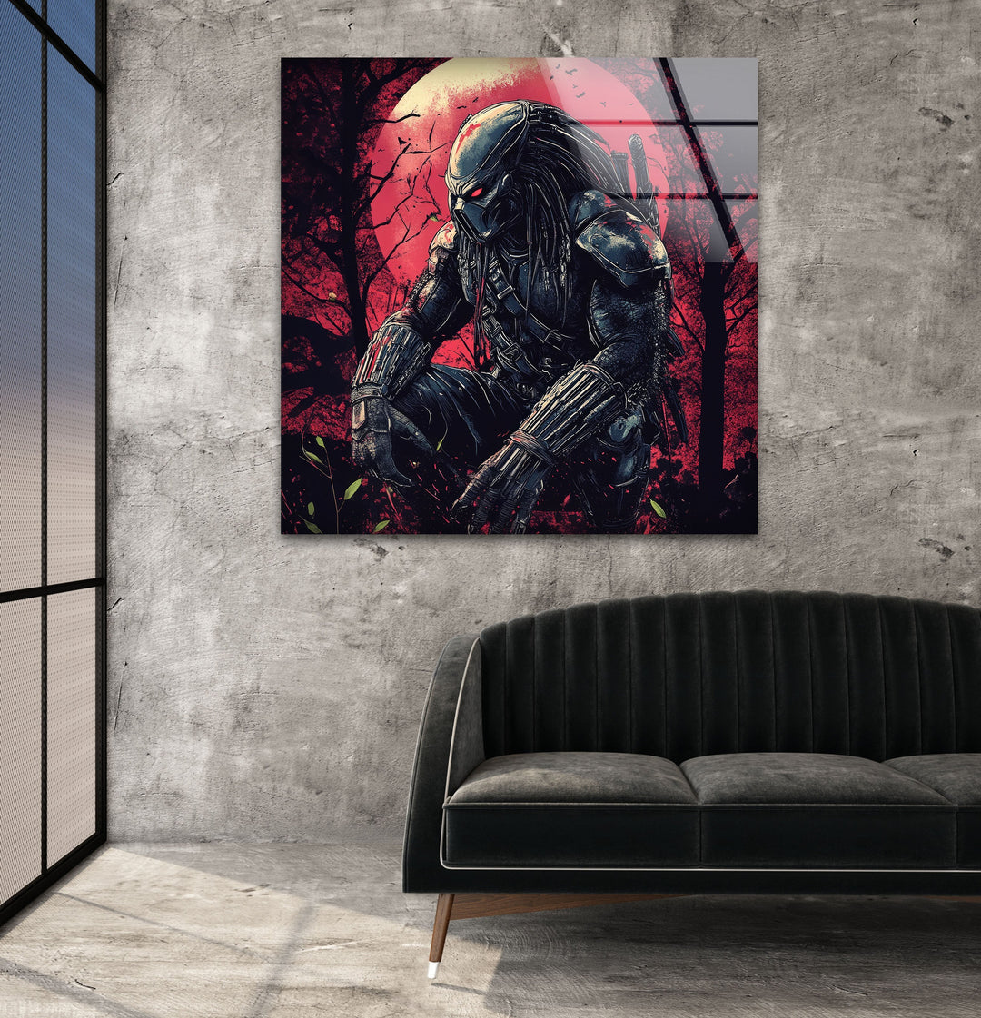 The Predator 2 Glass Wall Art art glass wall art, glass wall art pictures
