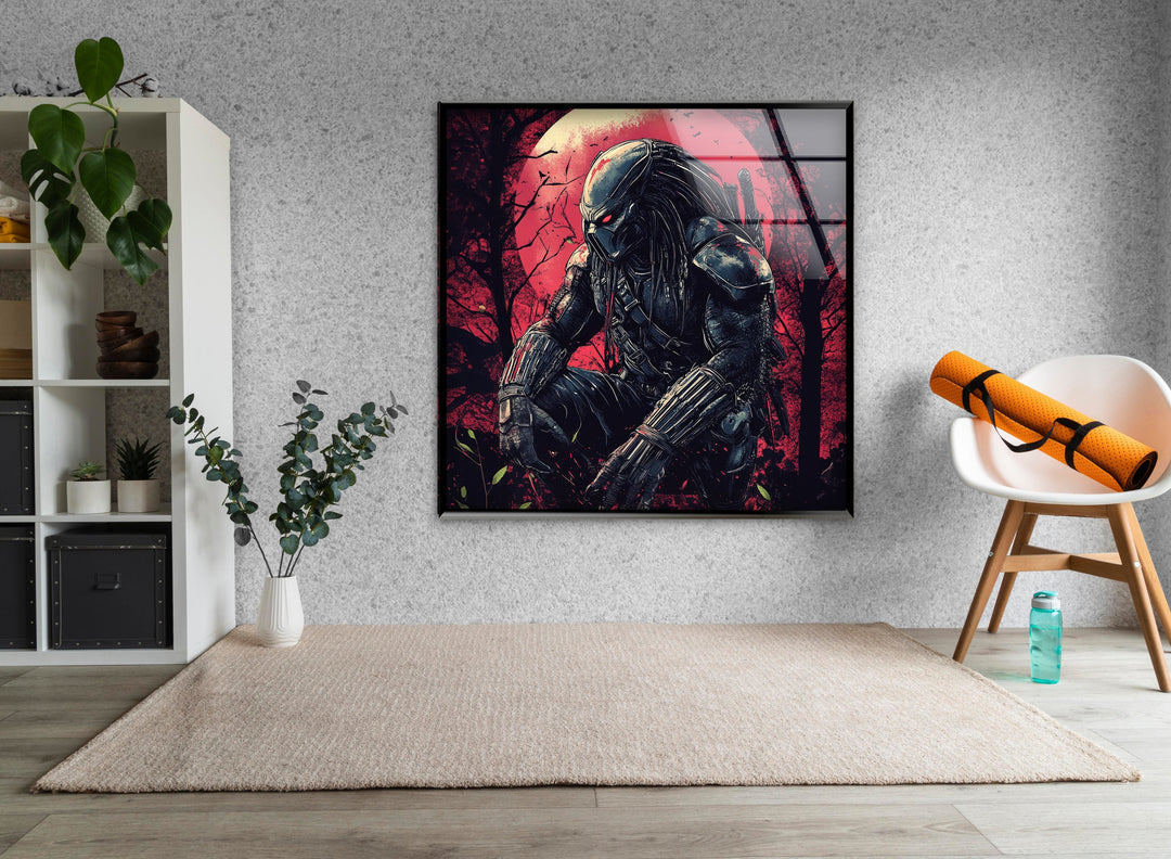 The Predator 2 Glass Wall Art Glass Printing Wall Art, Print photos on glass
