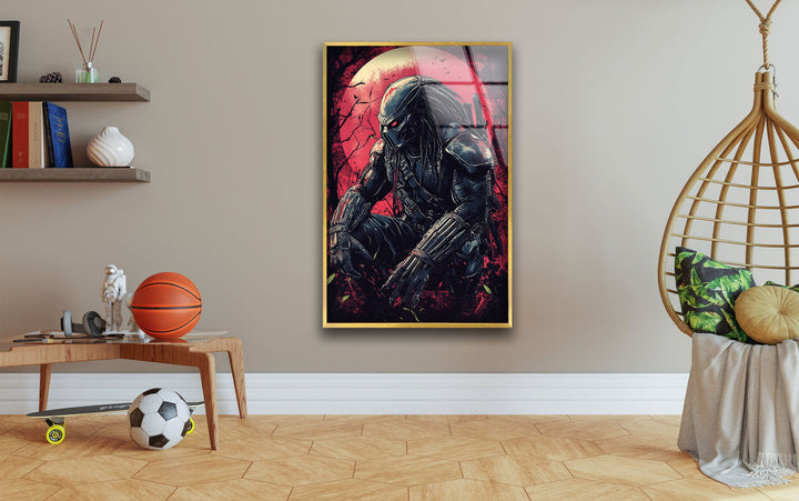 The Predator 2 Glass Wall Art photo print on glass, prints on glass wall art
