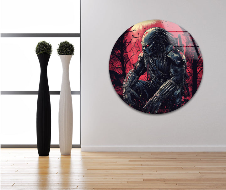 The Predator 2 Glass Wall Art custom glass photo prints, large glass prints
