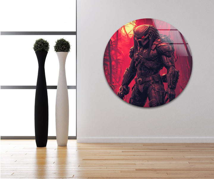 The Predator Pink Glass Wall Art glass photo prints, glass picture prints
