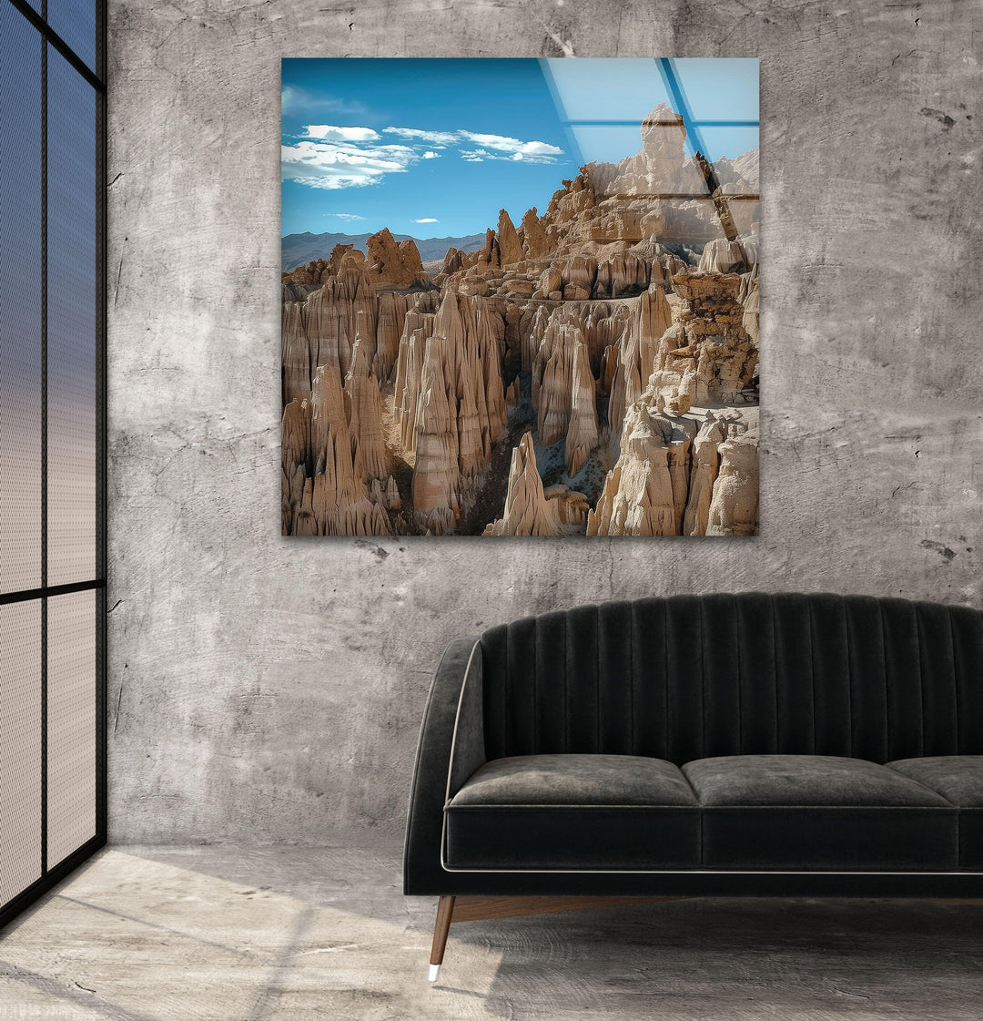 Valle de la Luna Glass Wall Art glass image printing, glass prints from photos