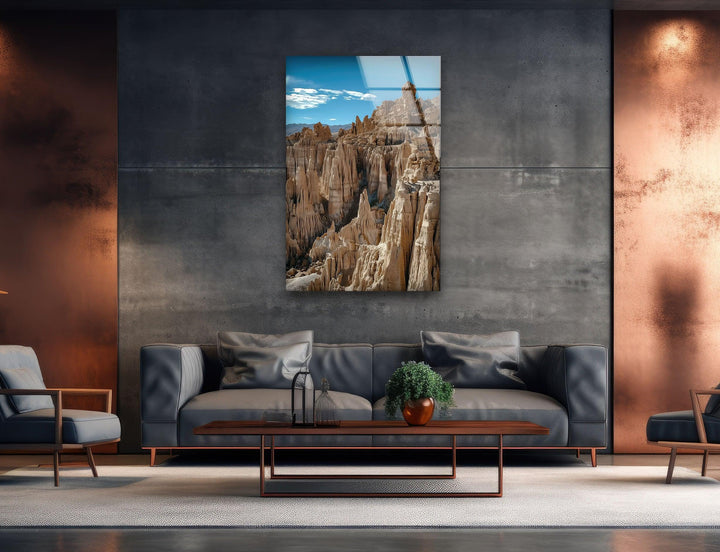 Valle de la Luna Glass Wall Art large glass photo prints, glass wall photos