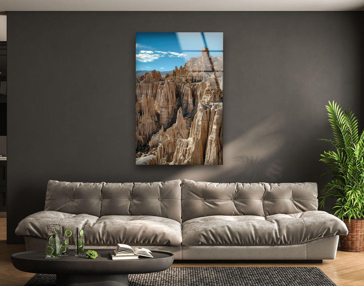 Valle de la Luna Glass Wall Art art glass wall art, glass wall art pictures