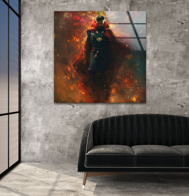 Doctor Steven Strange Marvel Glass Wall Art, Glass Printing Wall Art, Print photos on glass