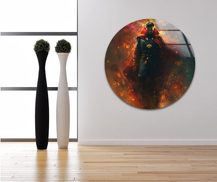 Doctor Steven Strange Marvel Glass Wall Art, photo print on glass, prints on glass wall art