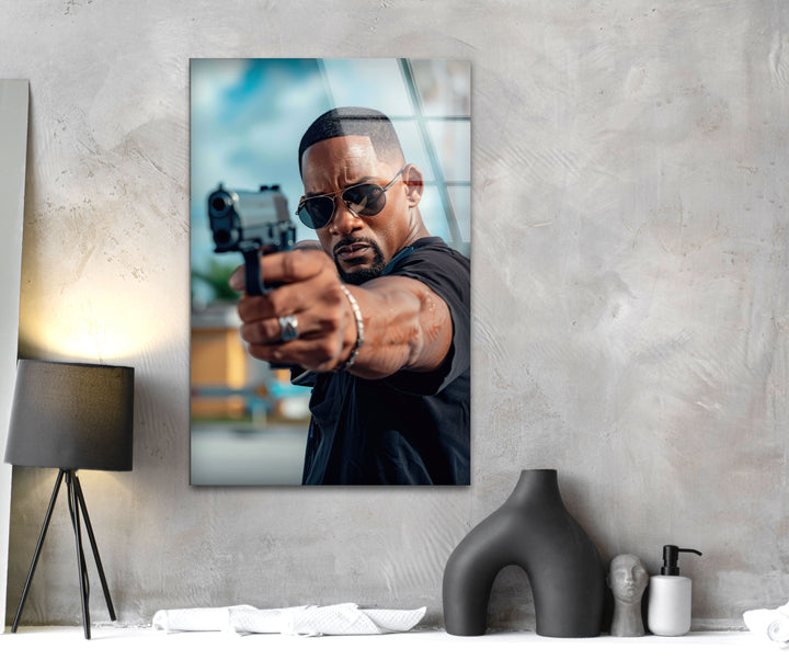 Will Smith Cops Glass Wall Art large glass photo prints, glass wall photos
